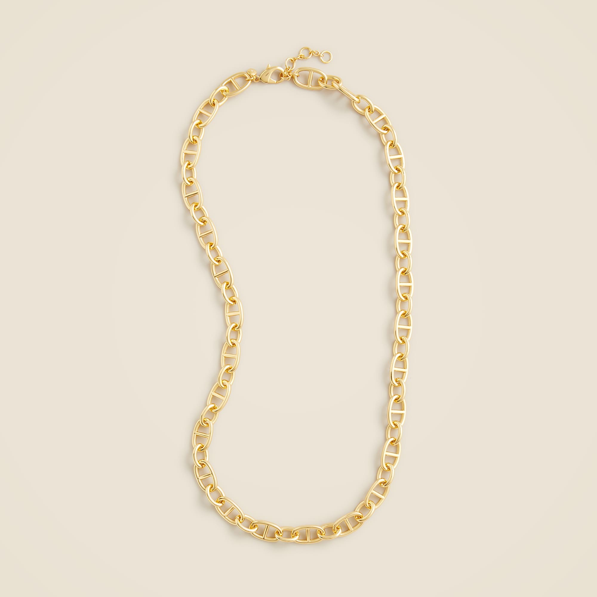 womens Signature gold-link necklace