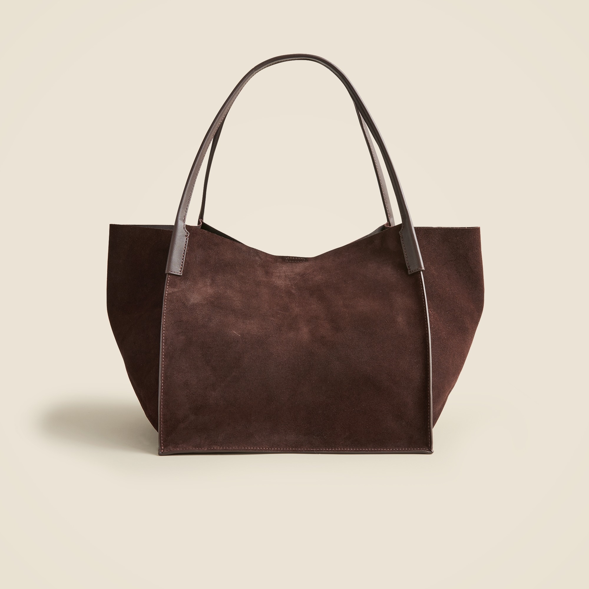 womens Large Berkeley tote in suede