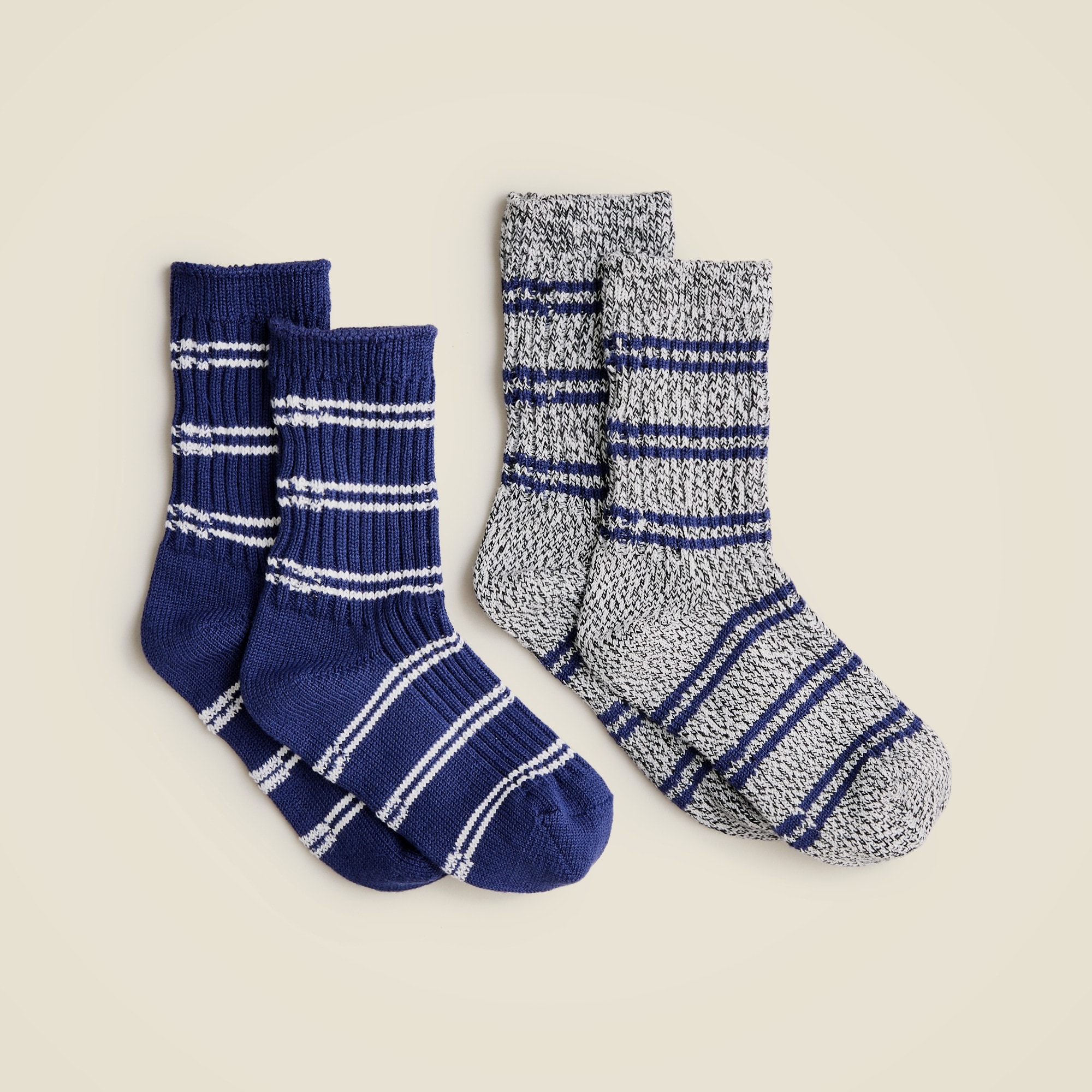 boys Kids' striped knit socks two-pack