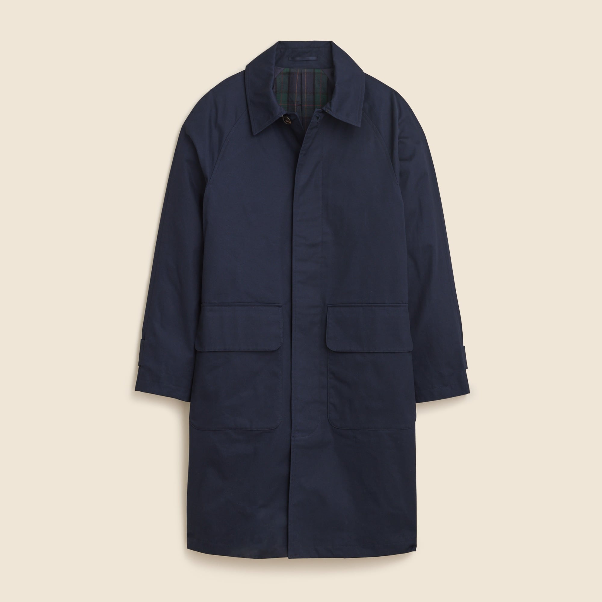 mens Rivington car coat in water-resistant cotton twill