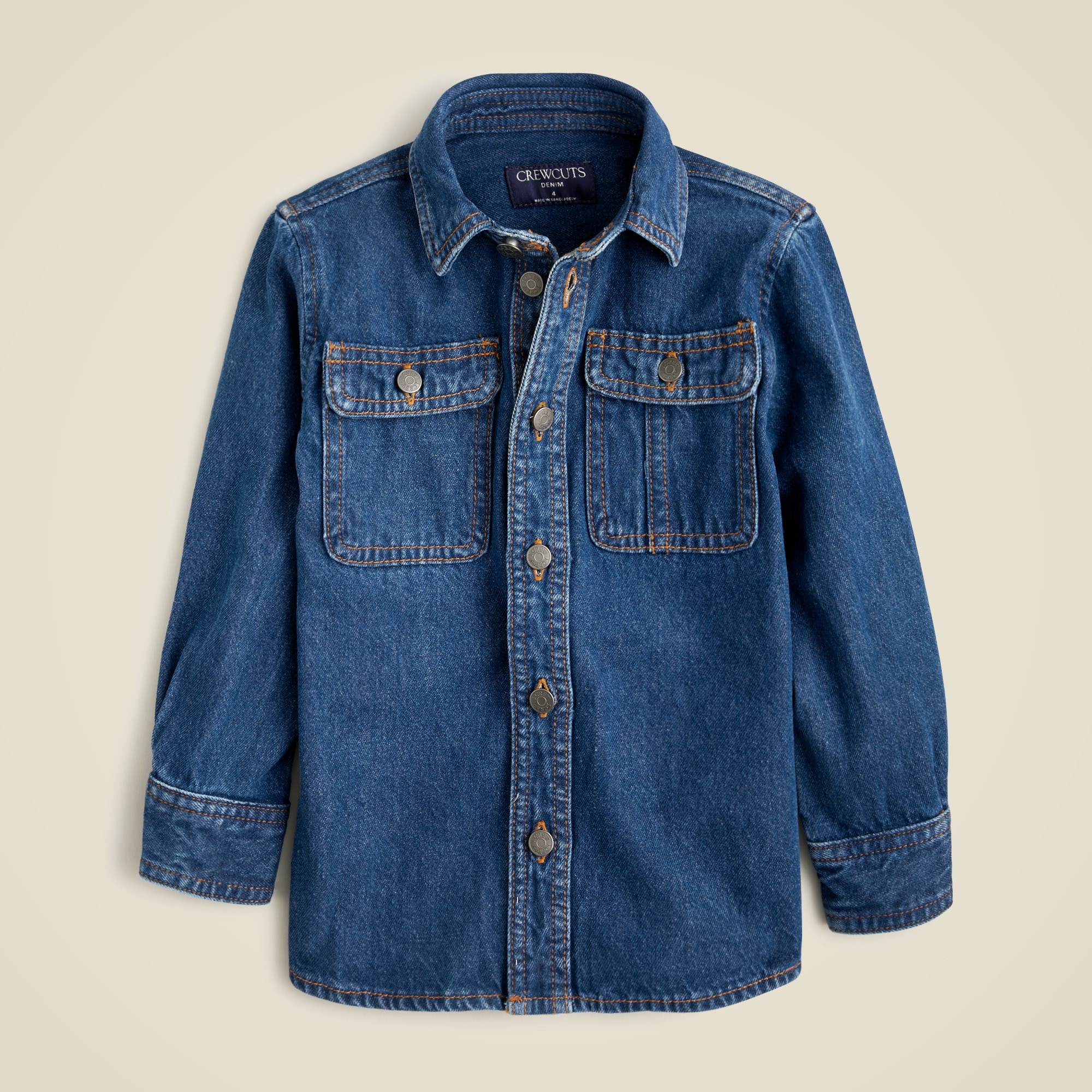 girls Kids' relaxed denim shirt-jacket