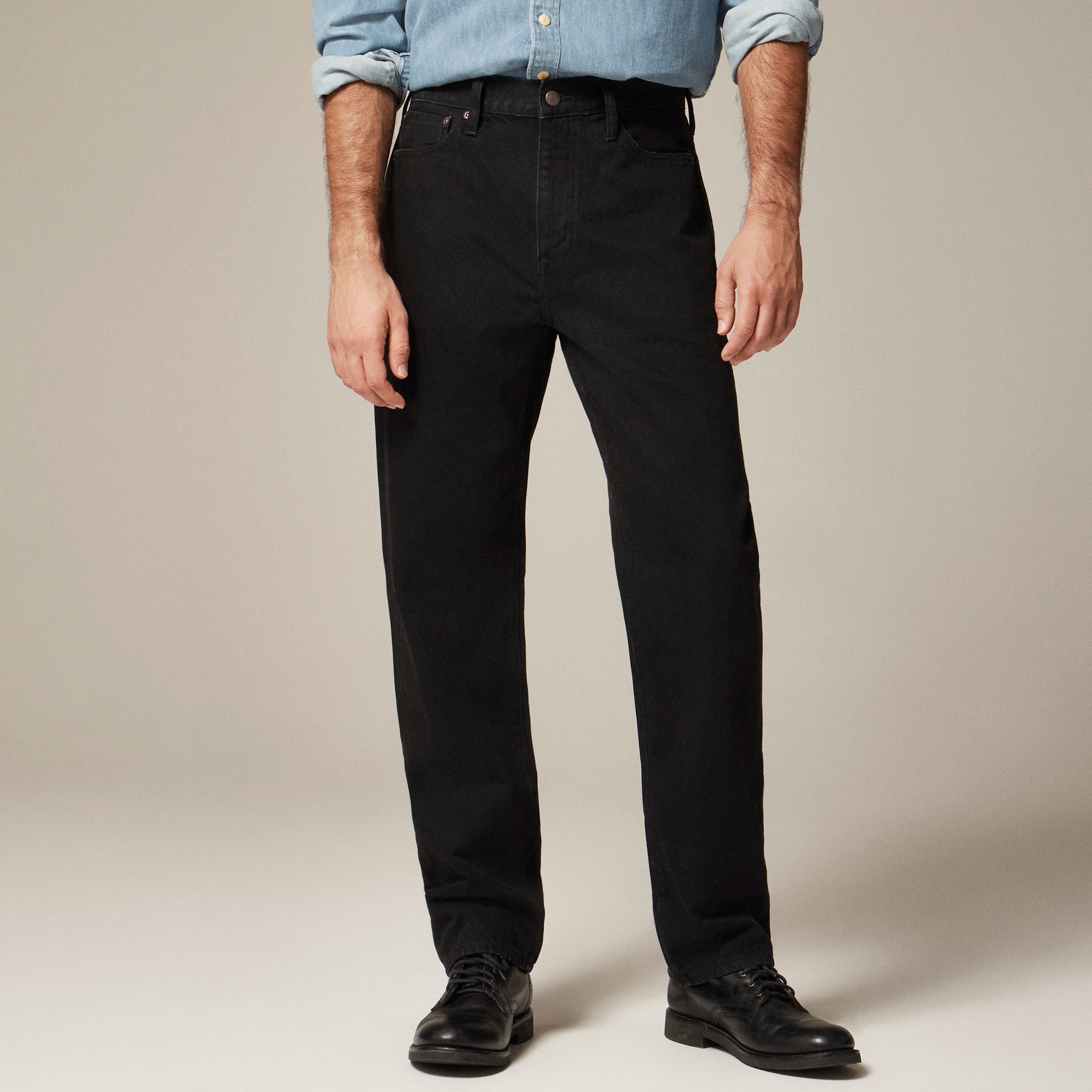 mens Classic jean in black rinse