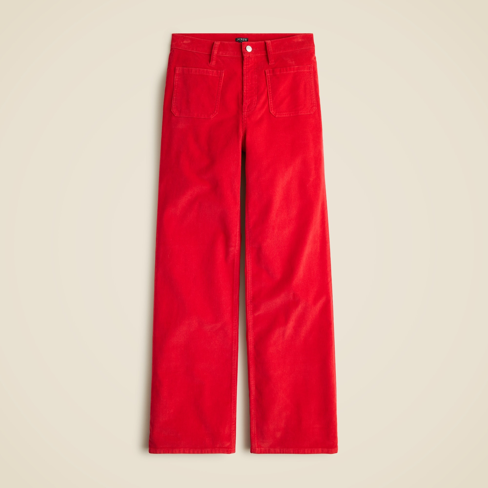 womens Sailor slim-wide pant in stretch corduroy