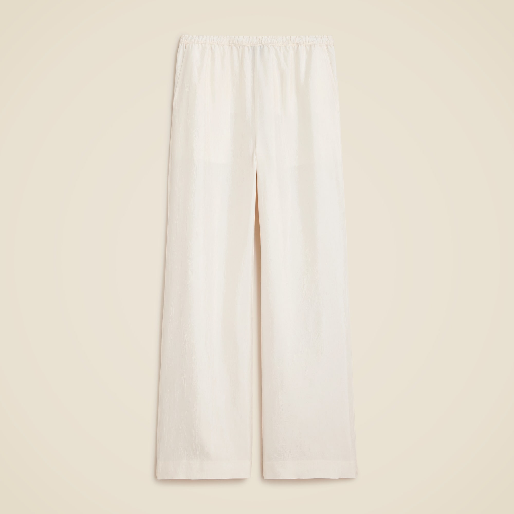 womens Stratus pant in textured satin