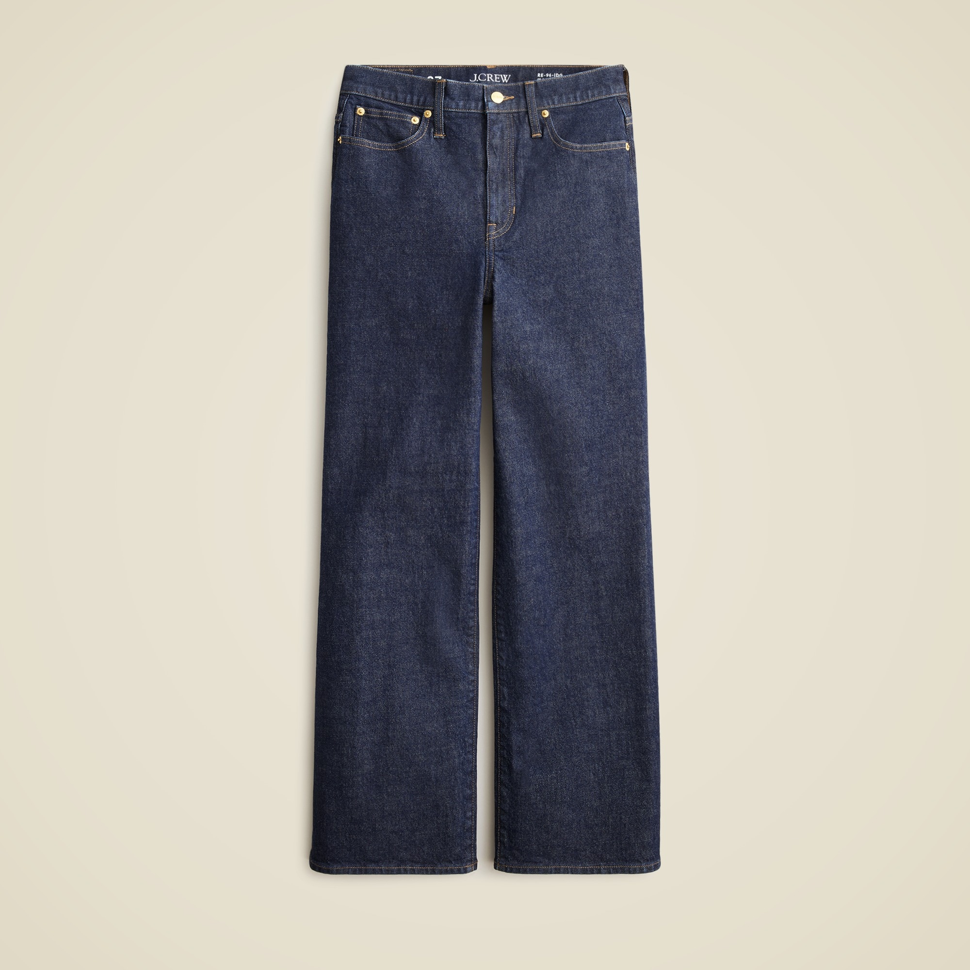  High-rise slim wide jean in 1996 semi-stretch