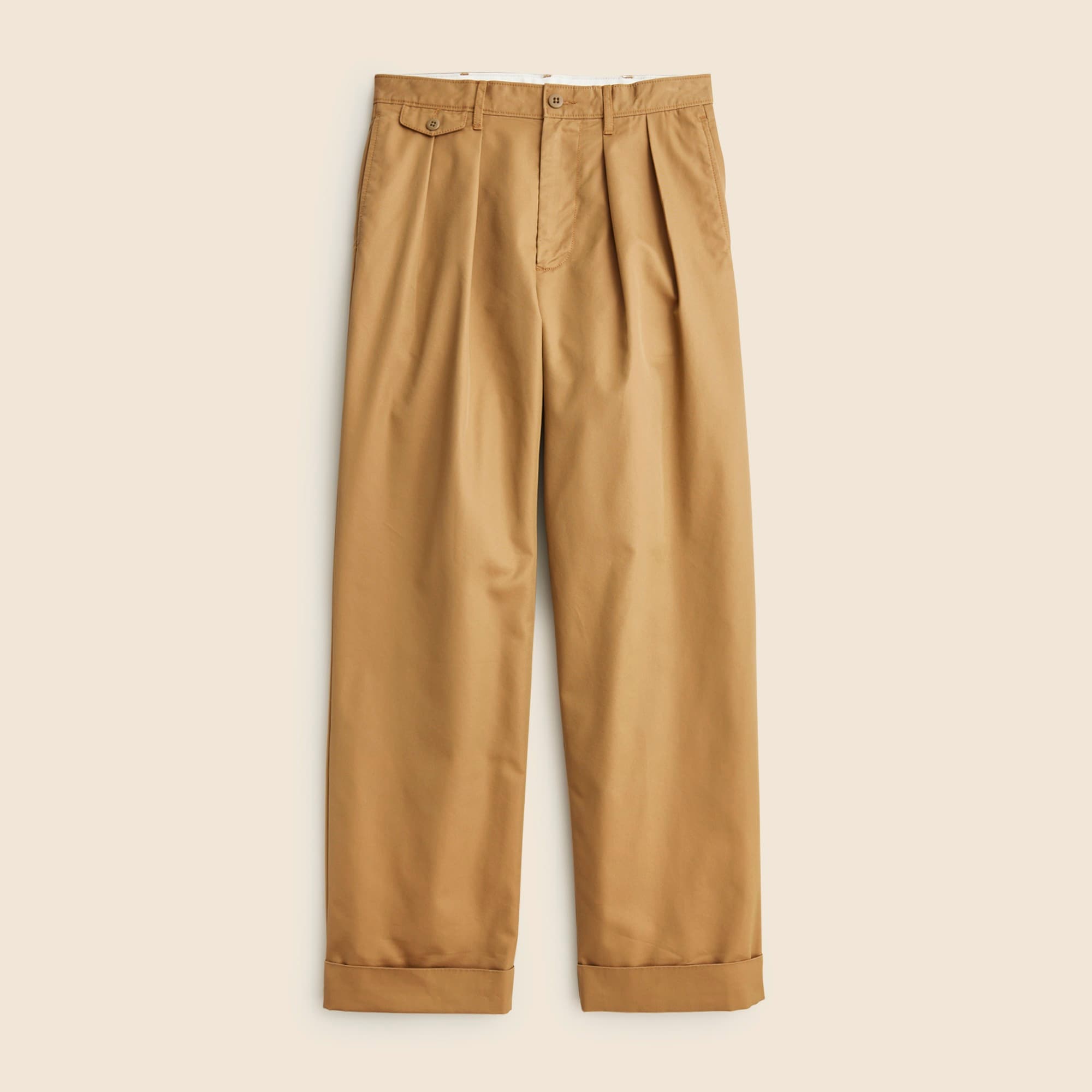 mens Limited-edition Engineered Garments X J.Crew Relaxed-fit double-pleated chino pant