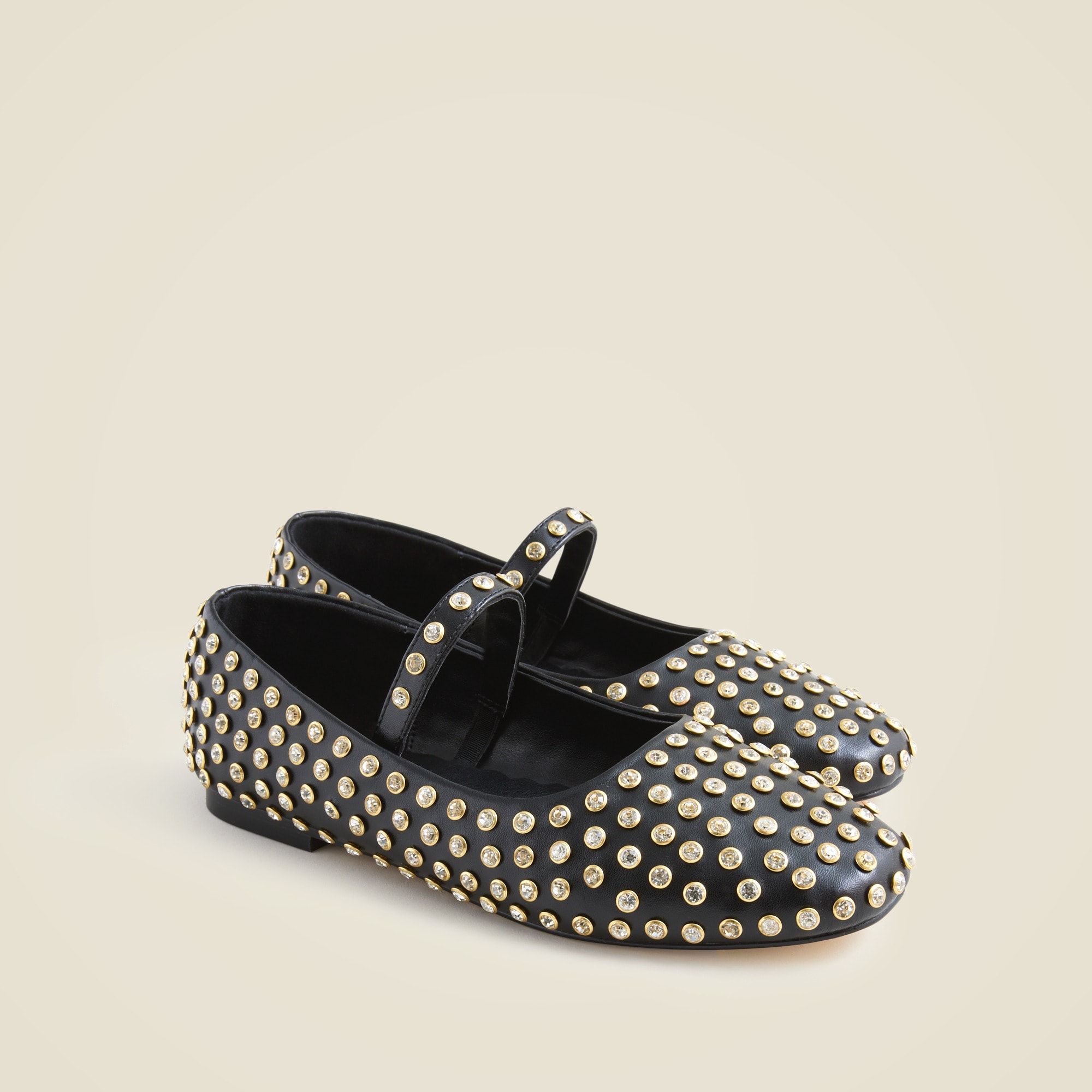 girls Girls' jewel-embellished ballet flats