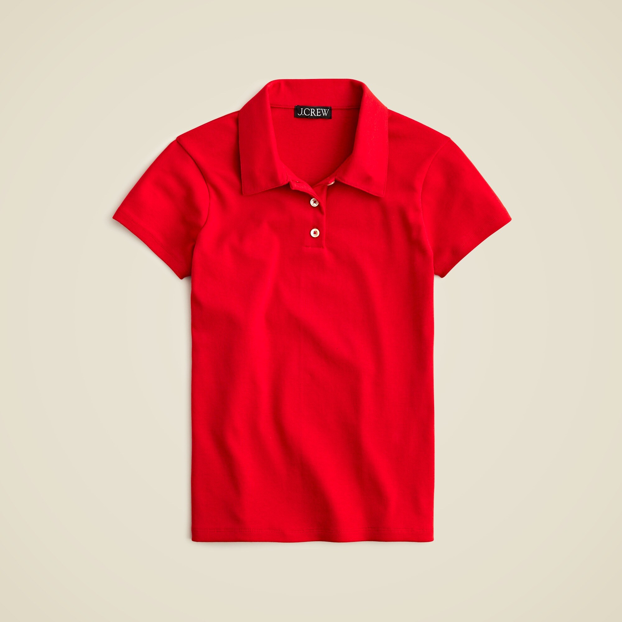  Perfect-fit shrunken polo shirt