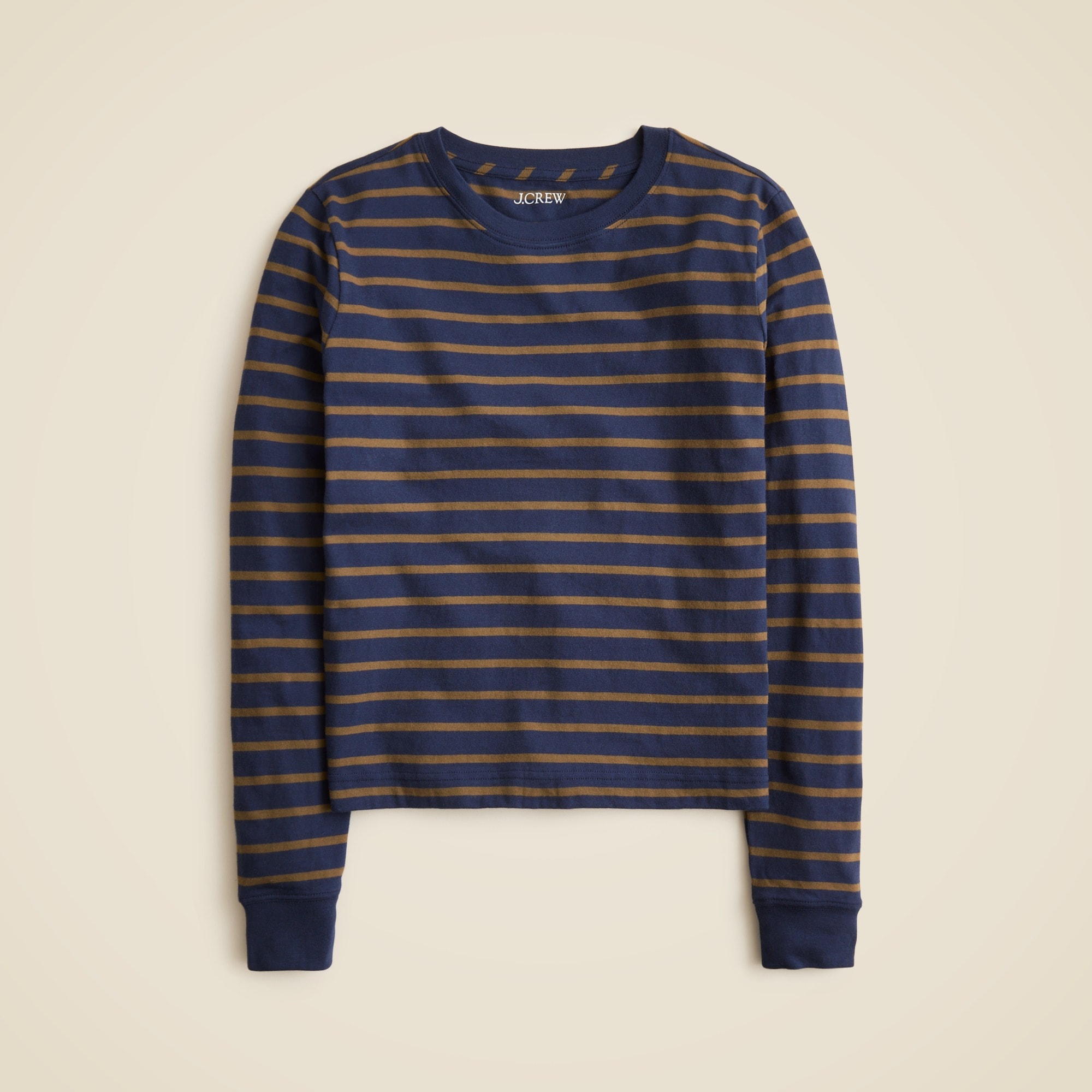  Vintage jersey long-sleeve T-shirt in stripe