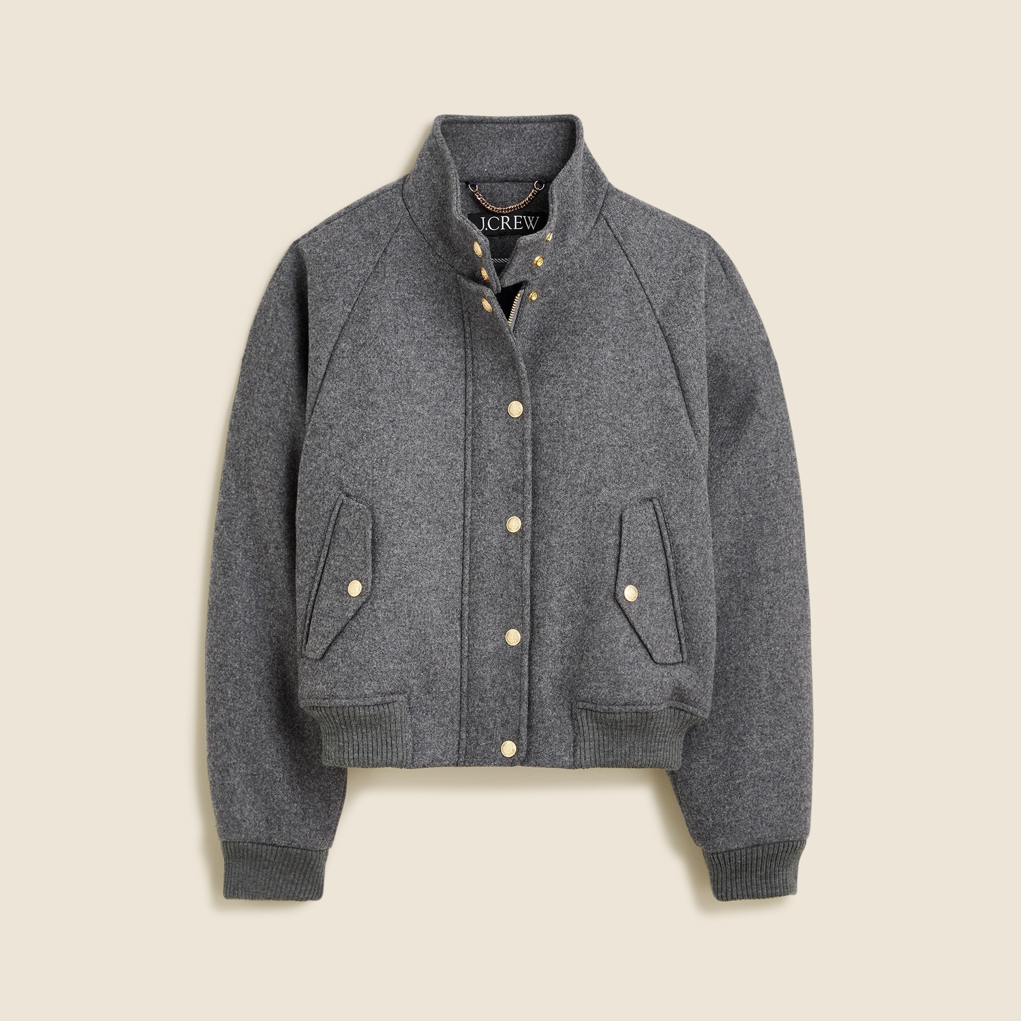  Flight jacket in Italian wool blend