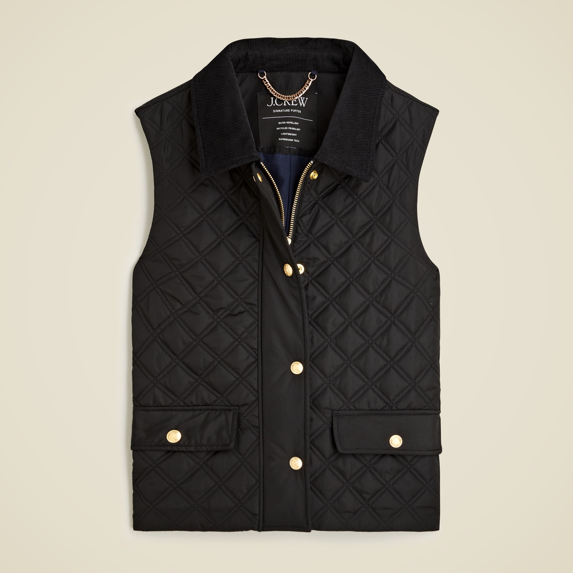 womens Quilted barn vest