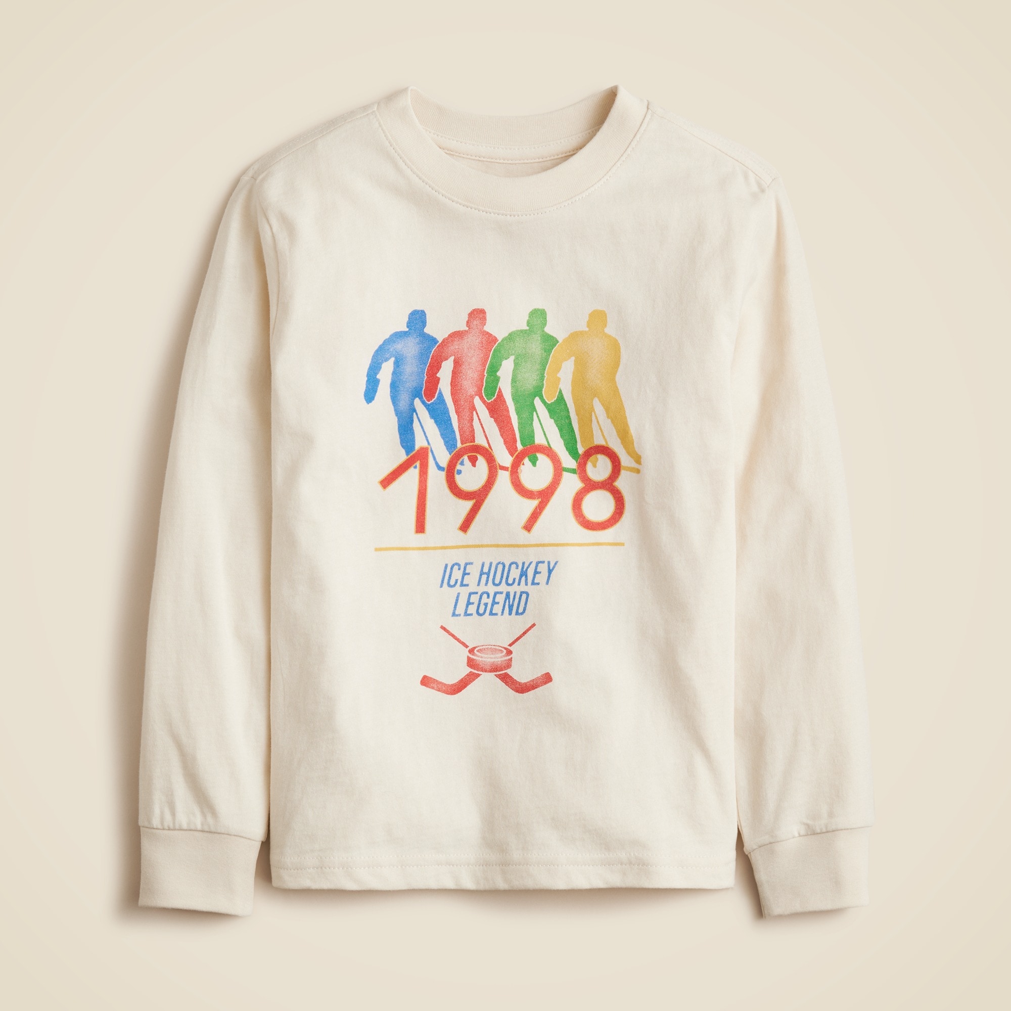 boys Kids' long-sleeve &quot;Ice Hockey Legend&quot; graphic T-shirt