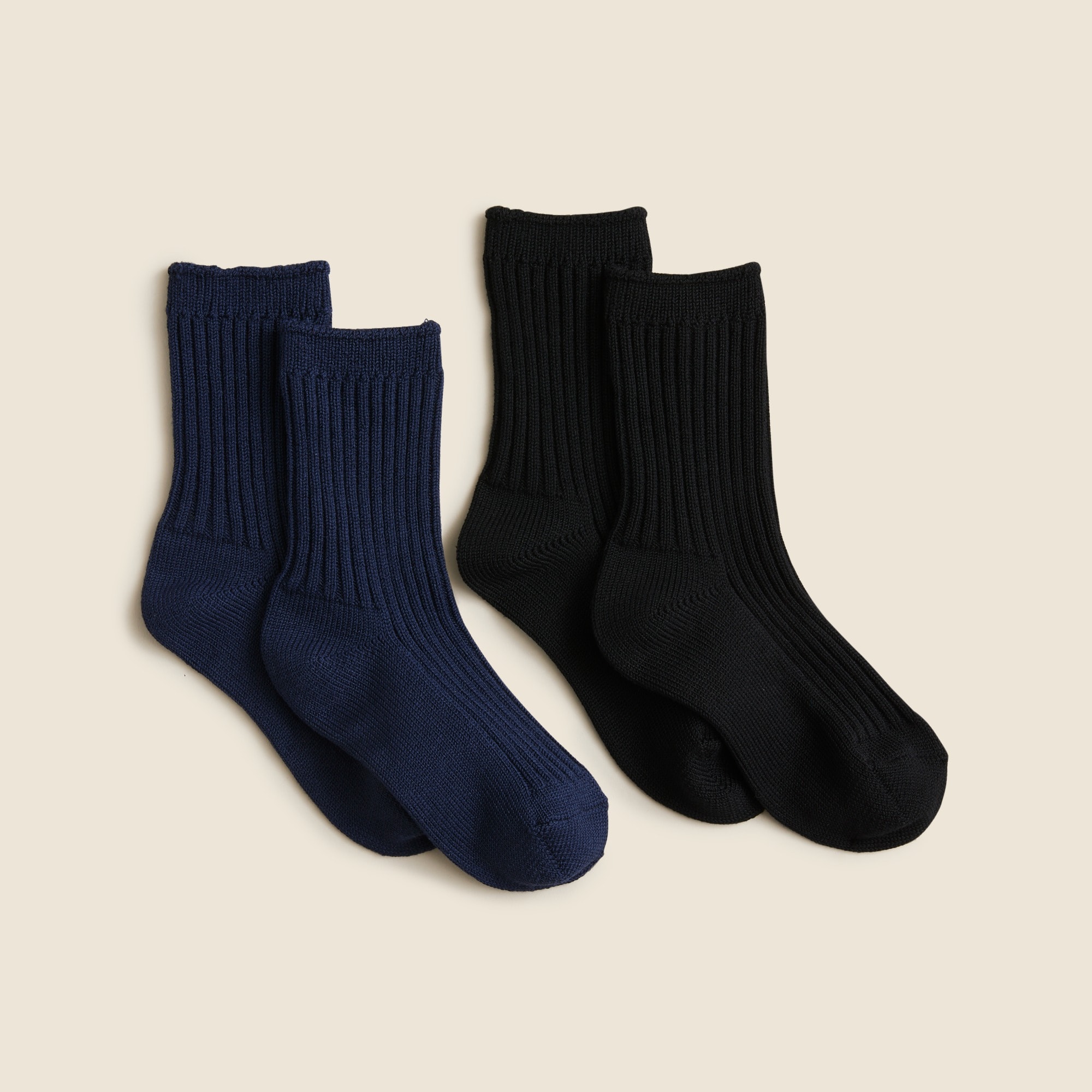 girls Kids' classic knit socks two-pack