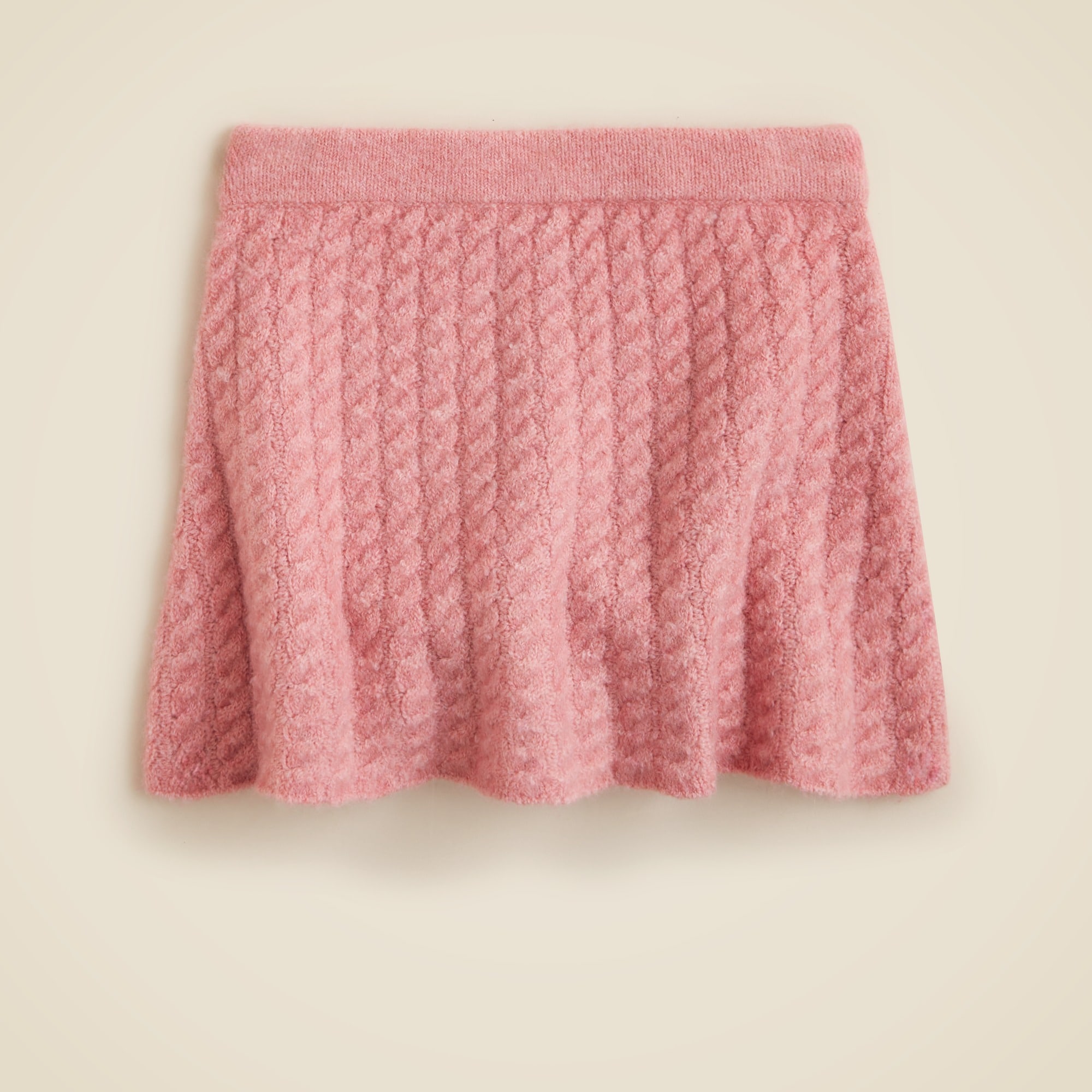 girls Girls' cable-knit sweater-skirt in Supersoft yarn