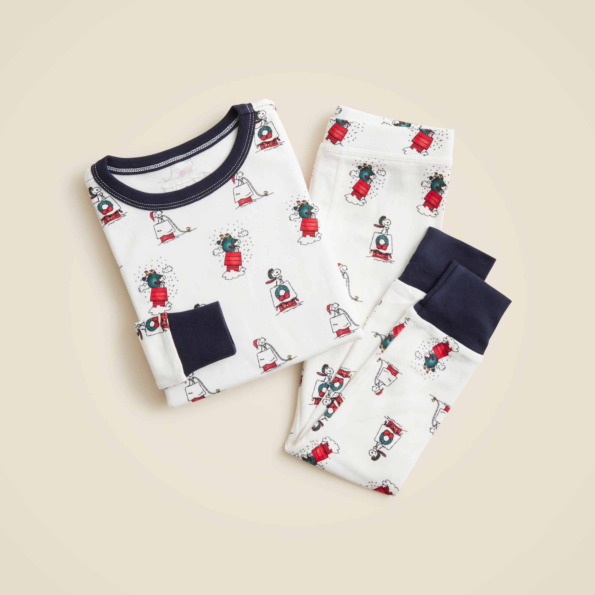 boys Kids' Peanuts&reg; X Crewcuts Snoopy and gang long-sleeve pajama set