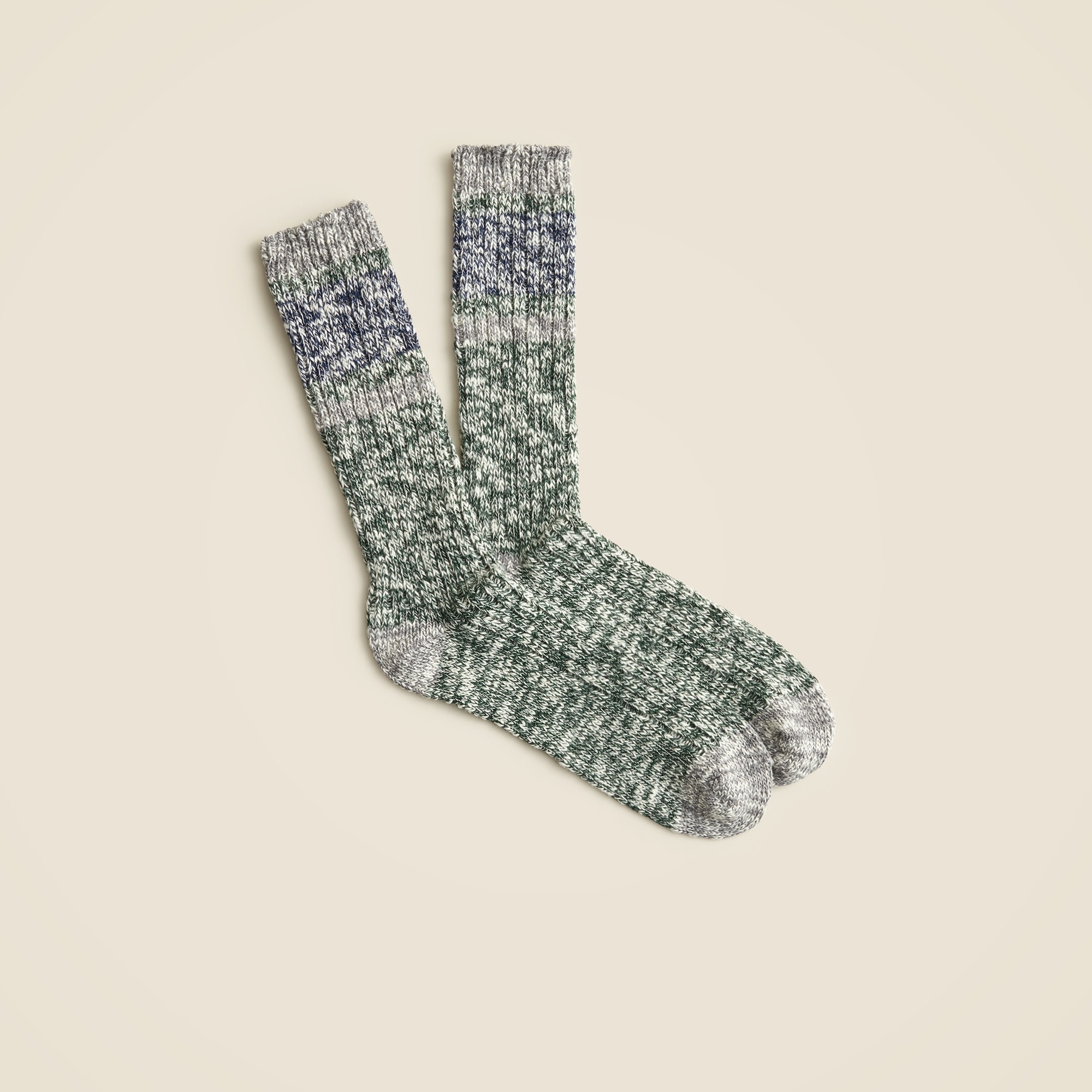 mens Lightweight slub camp socks