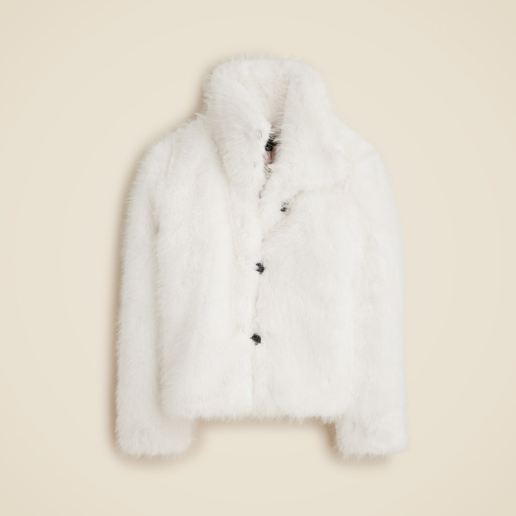 womens Collection faux-fur jacket