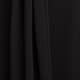 Drop-waist pleated skirt in chiffon BLACK