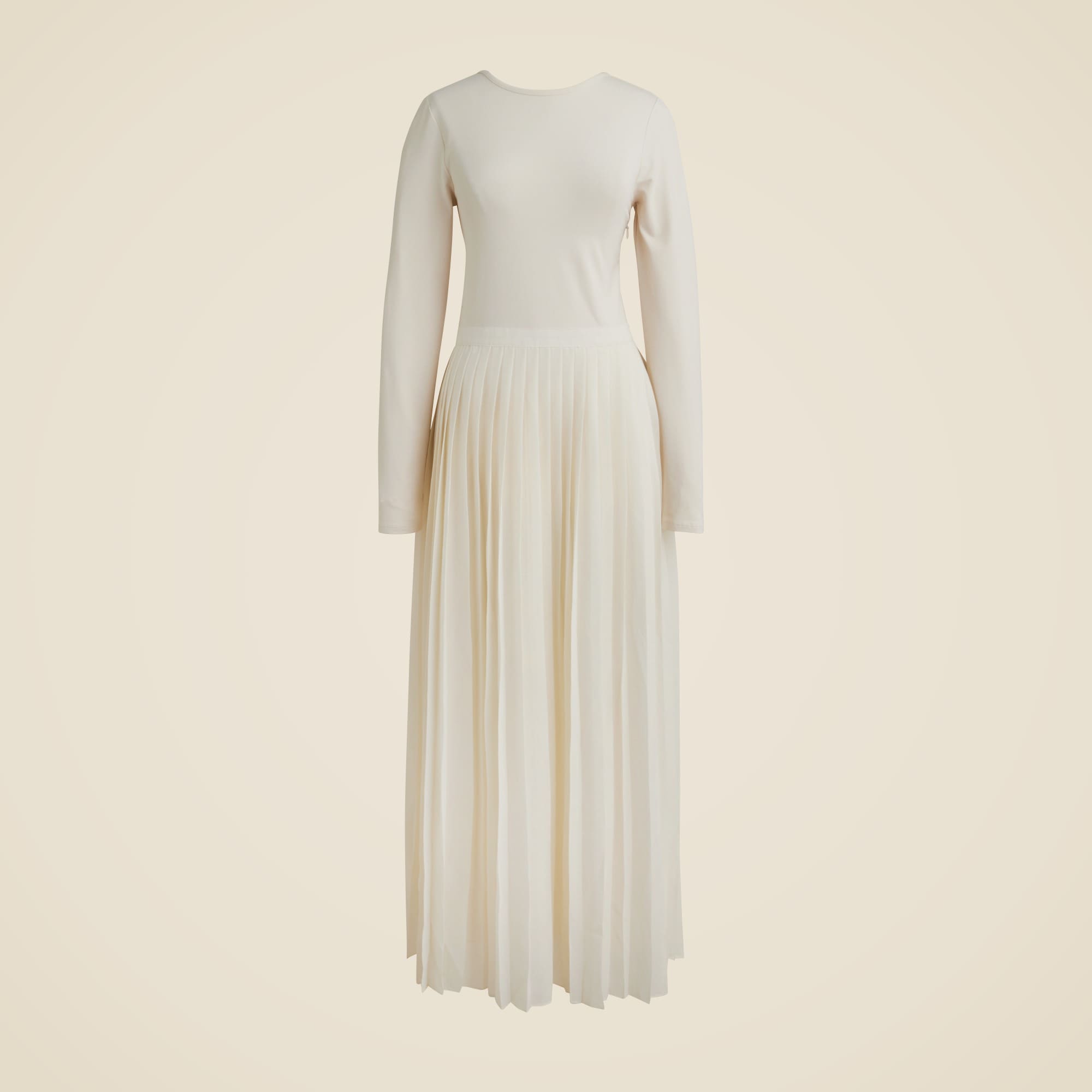 womens Pleated ballet dress in stretch cotton-blend