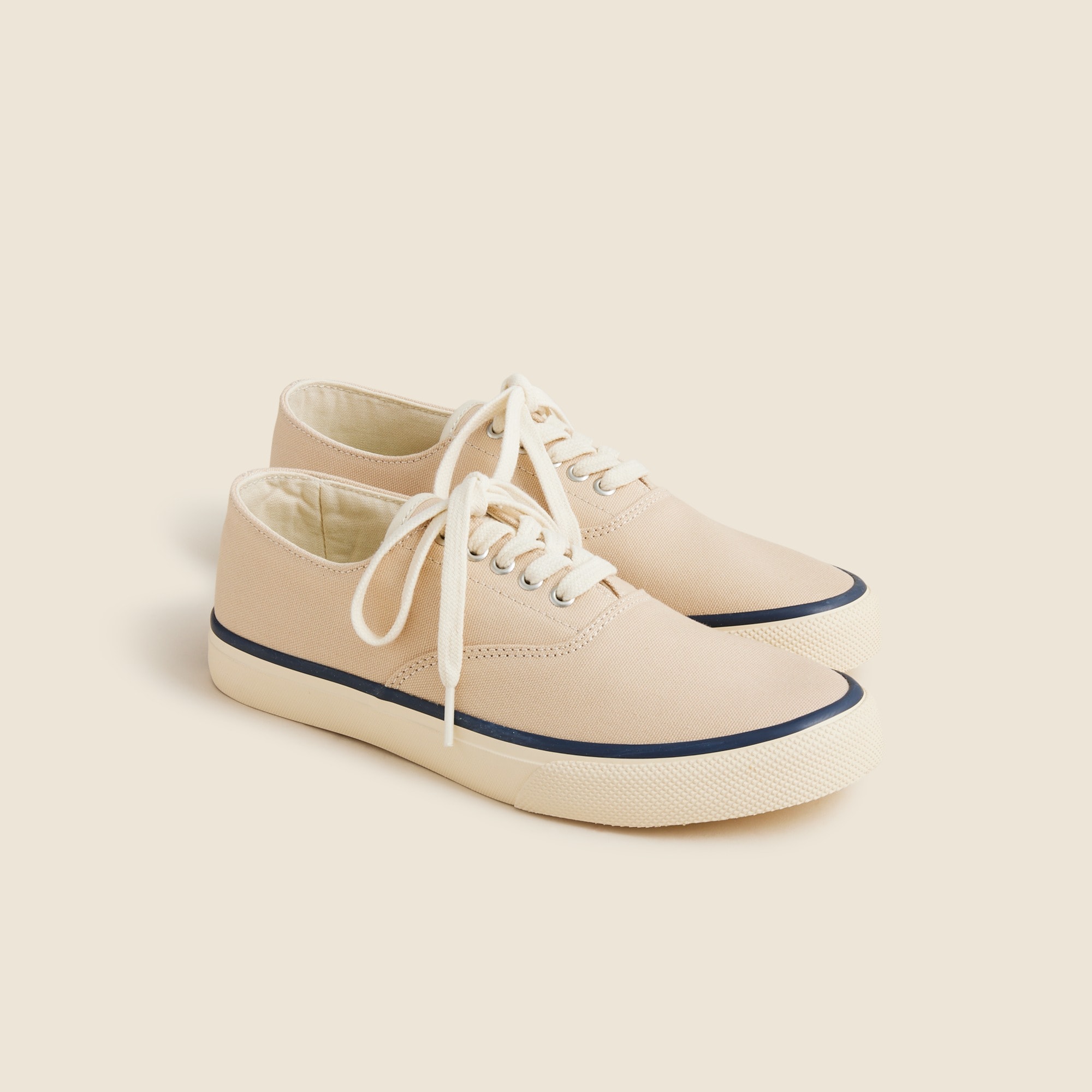 womens Sperry&reg; Cloud CVO deck sneakers in canvas