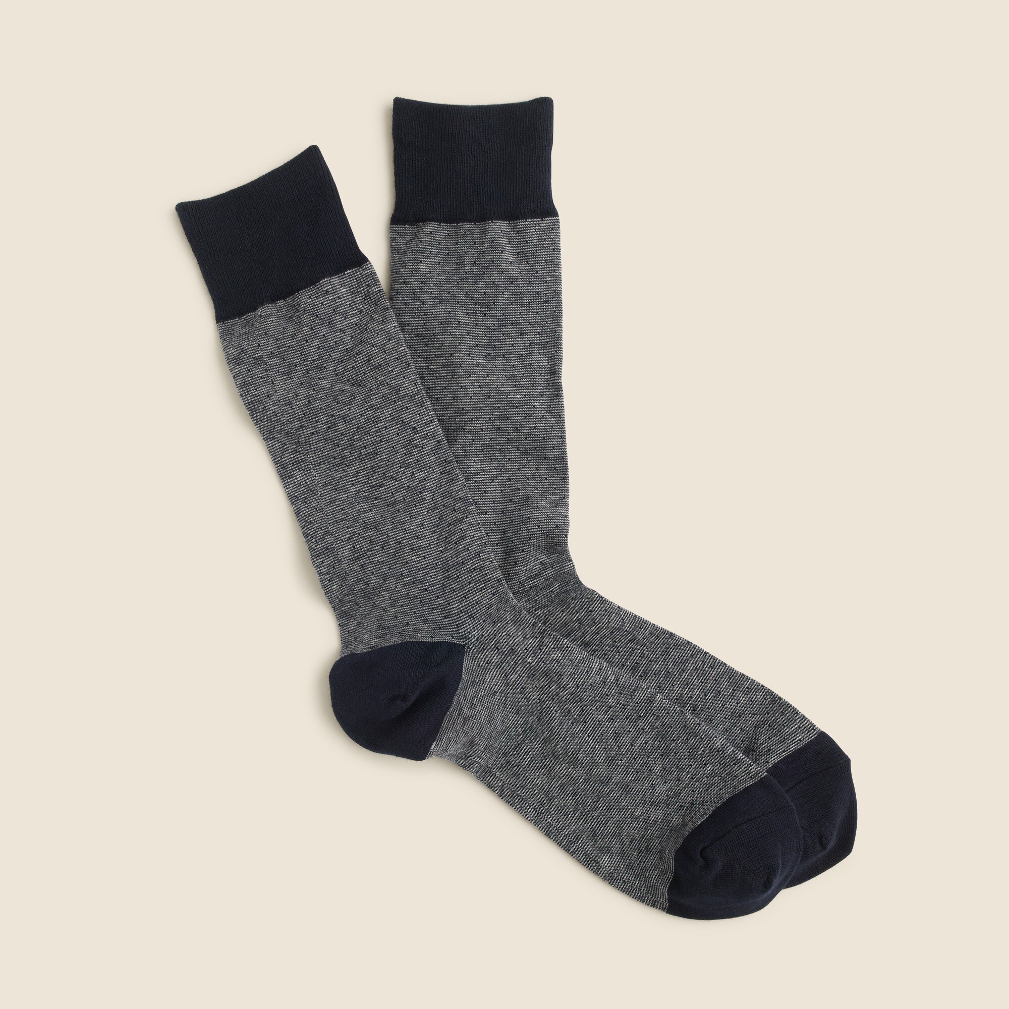 mens Striped microdot socks