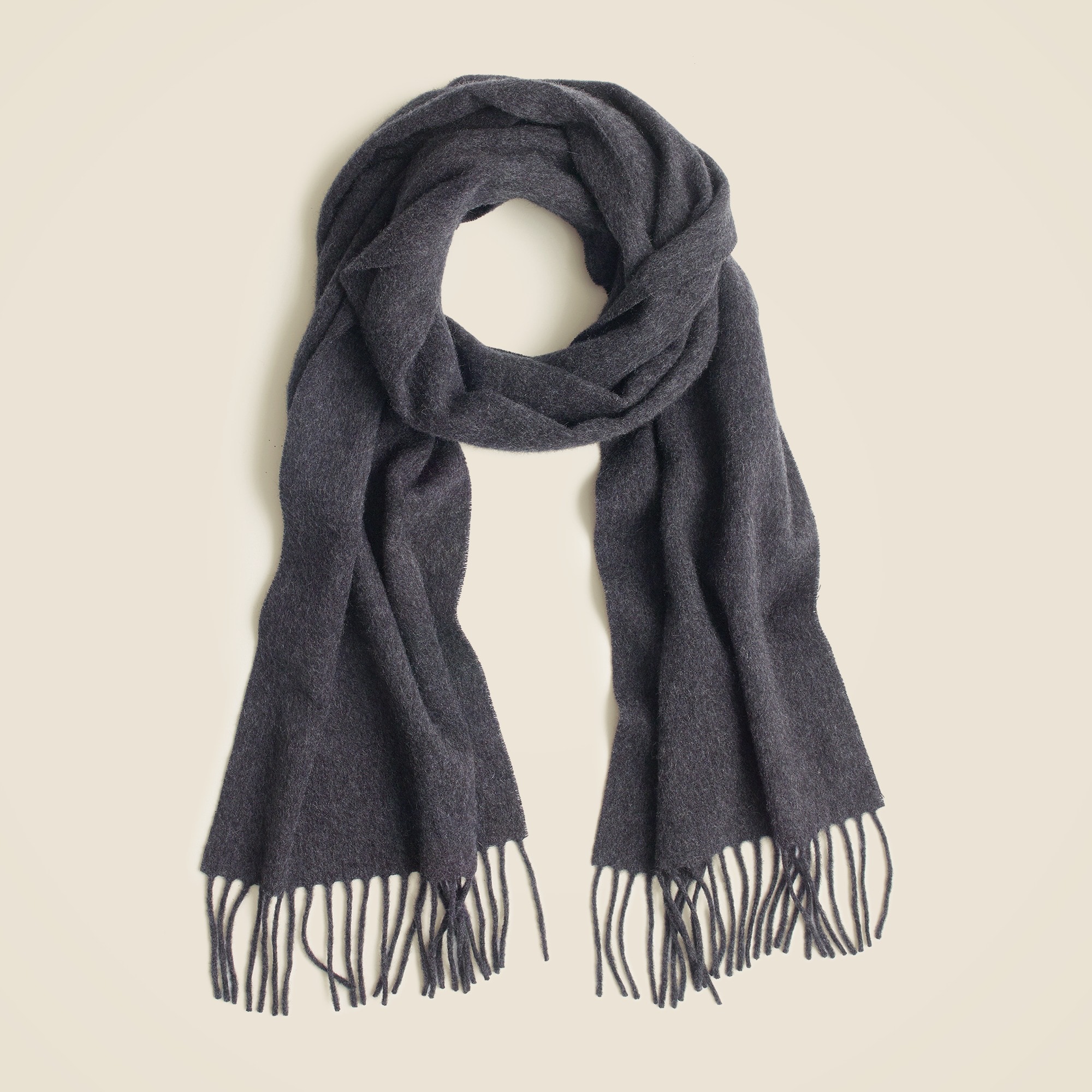 womens Solid cashmere scarf