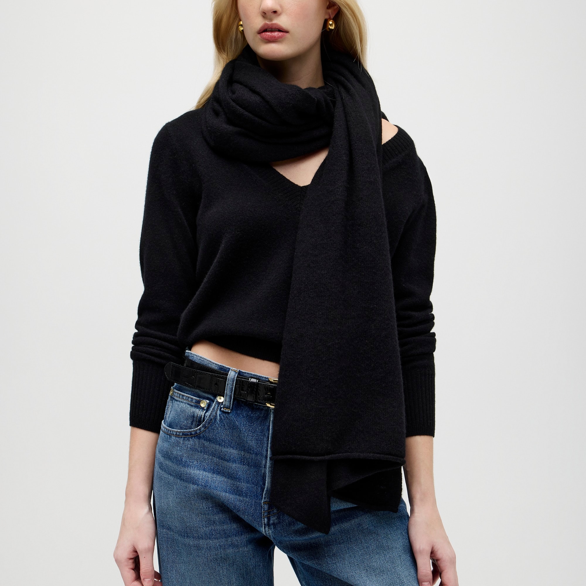 womens Oversized cashmere wrap