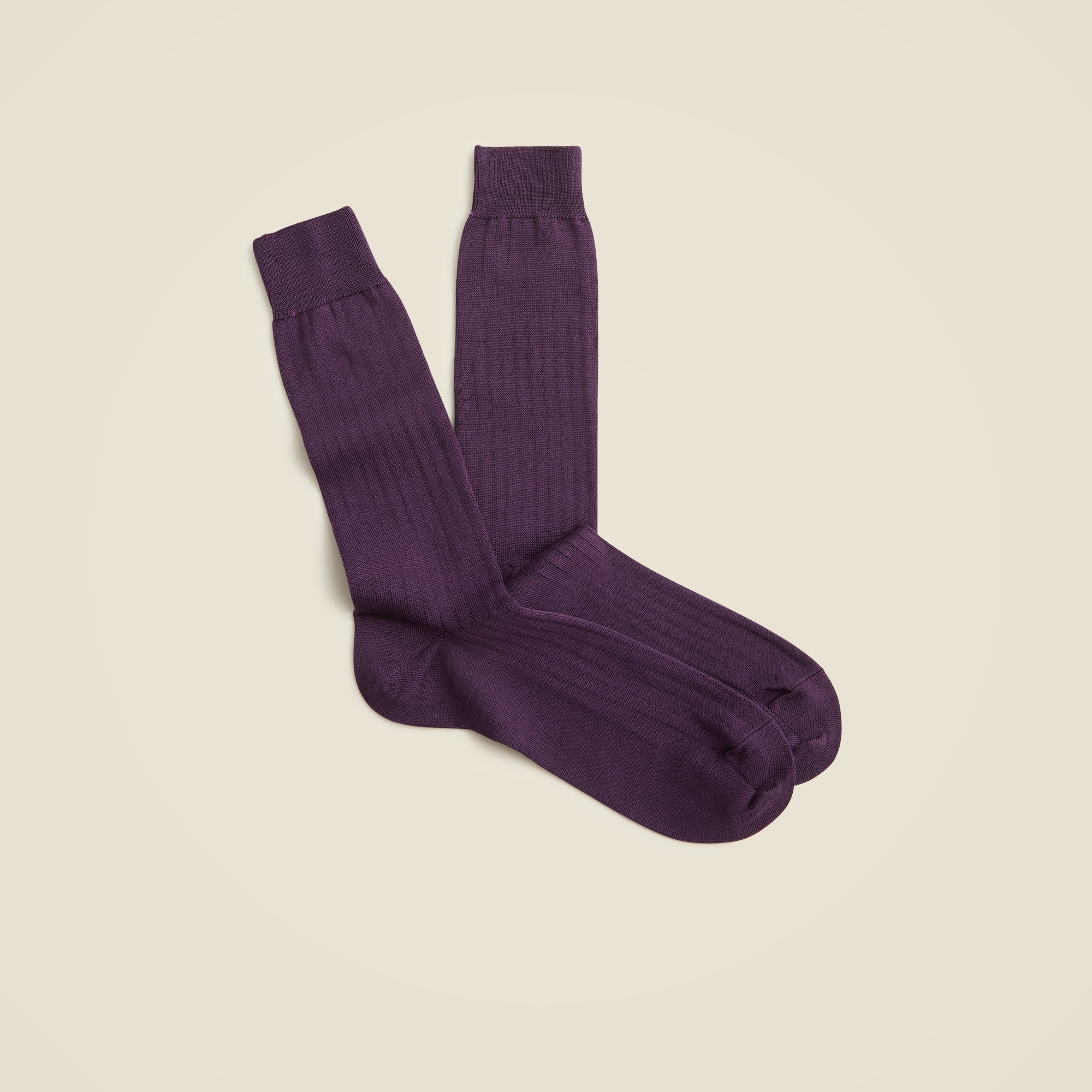 mens Ribbed dress socks