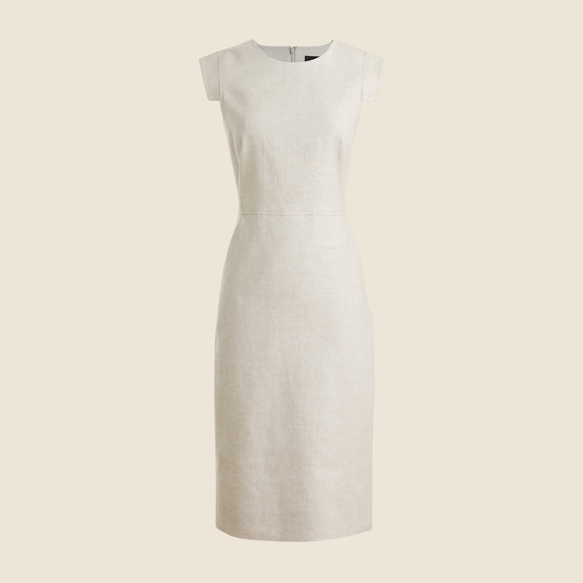  Resume dress in stretch linen blend