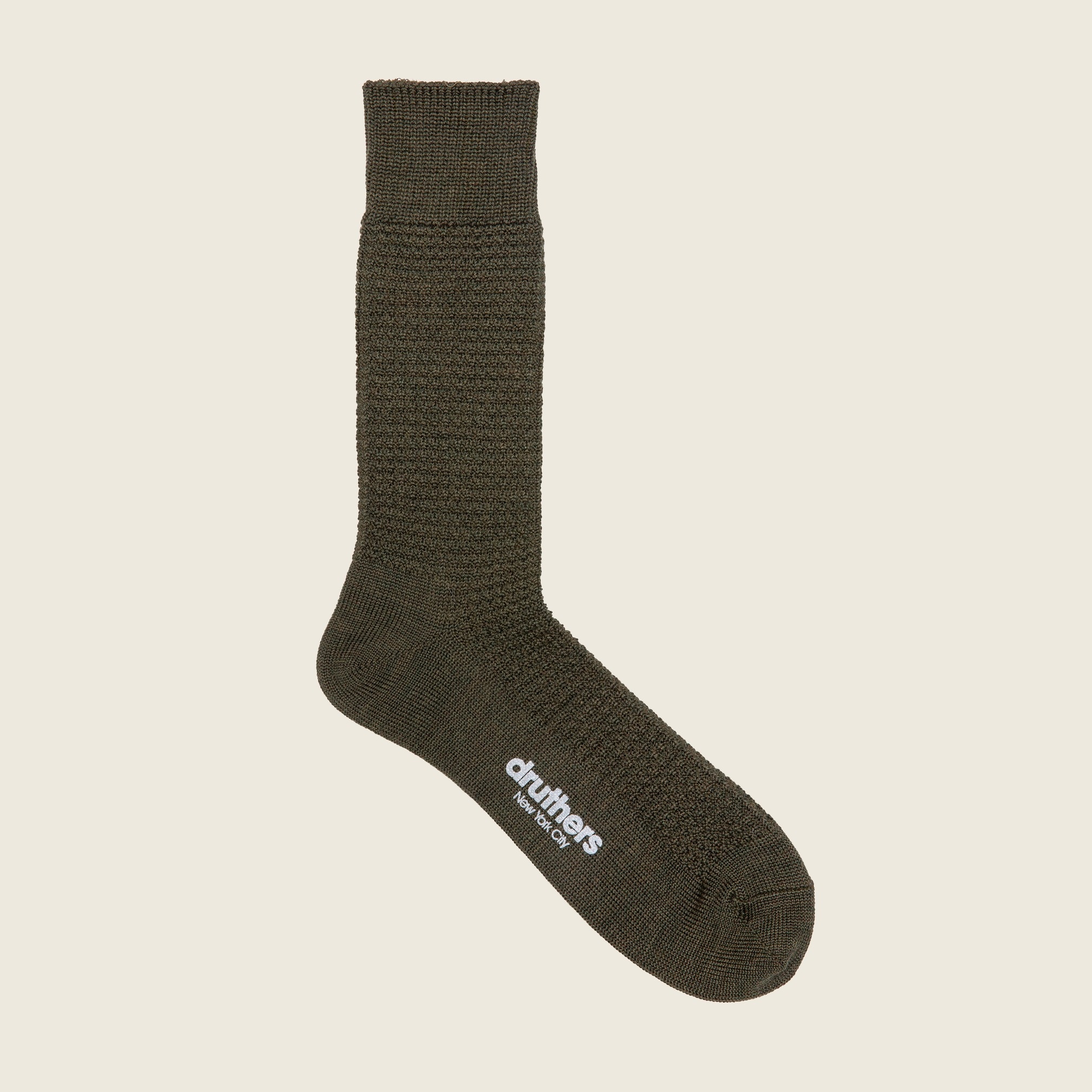 mens Druthers™ merino wool waffle socks