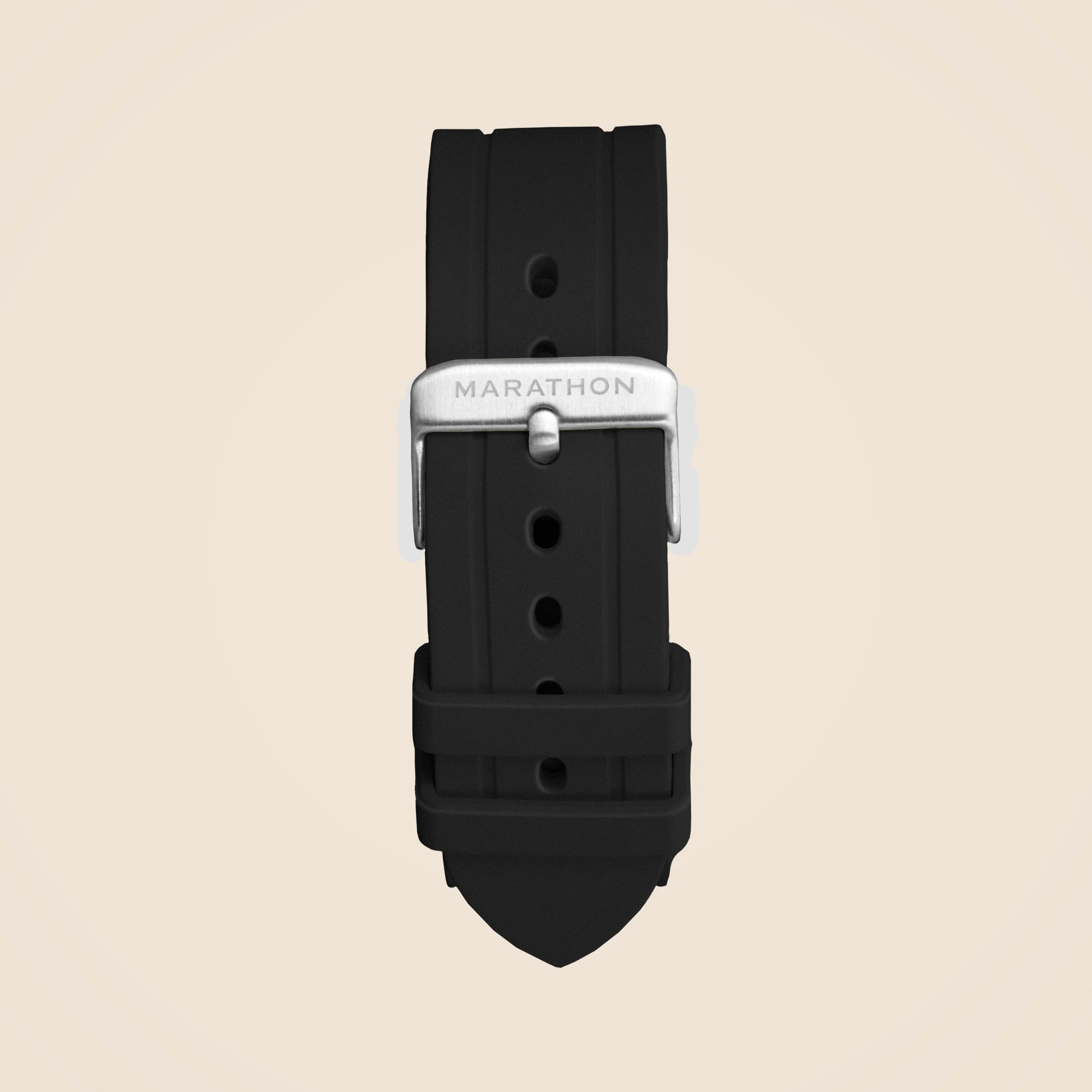 mens Marathon Watch Company™ 22mm Two-piece Rubber Dive Watch Strap