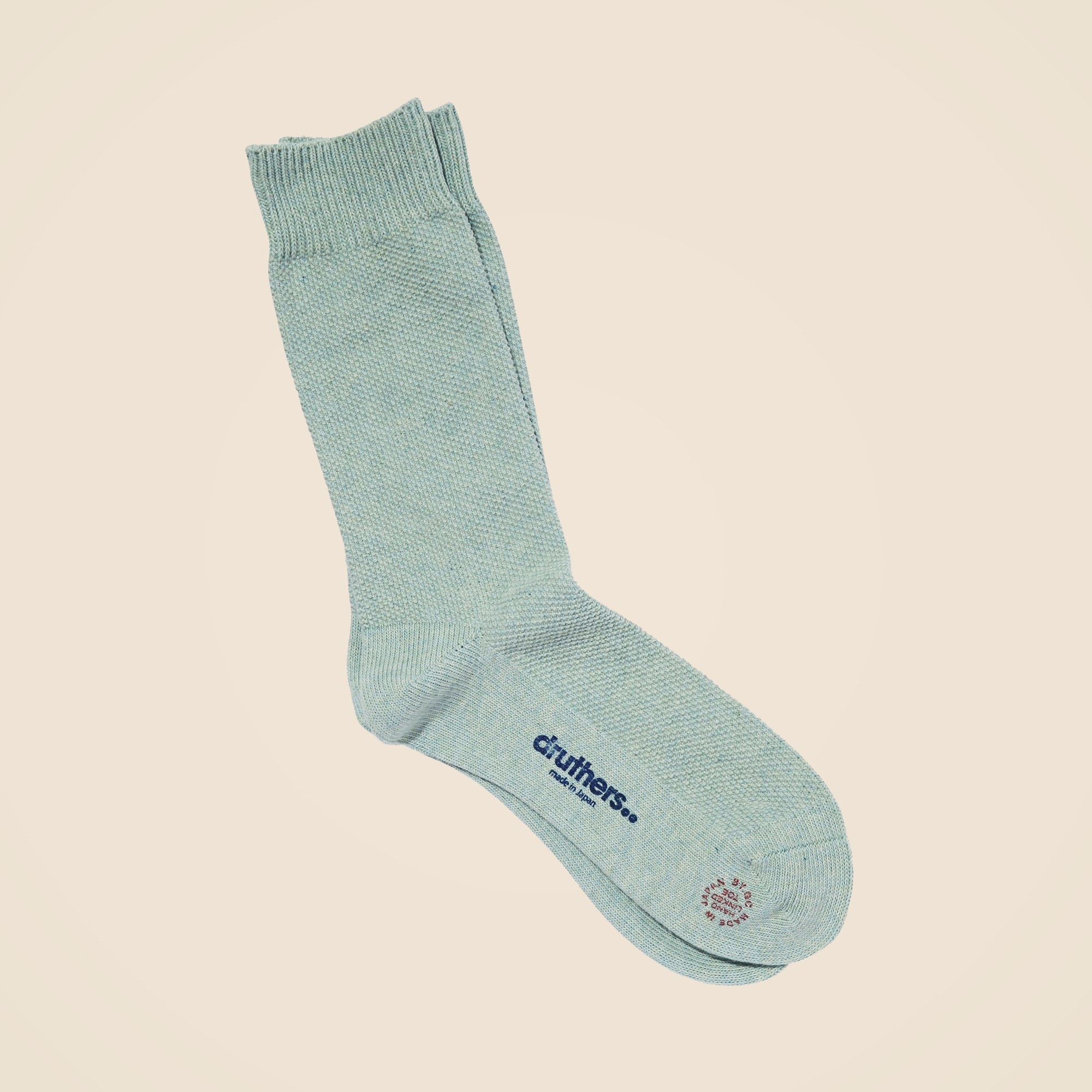 mens Druthers™ pique crew socks