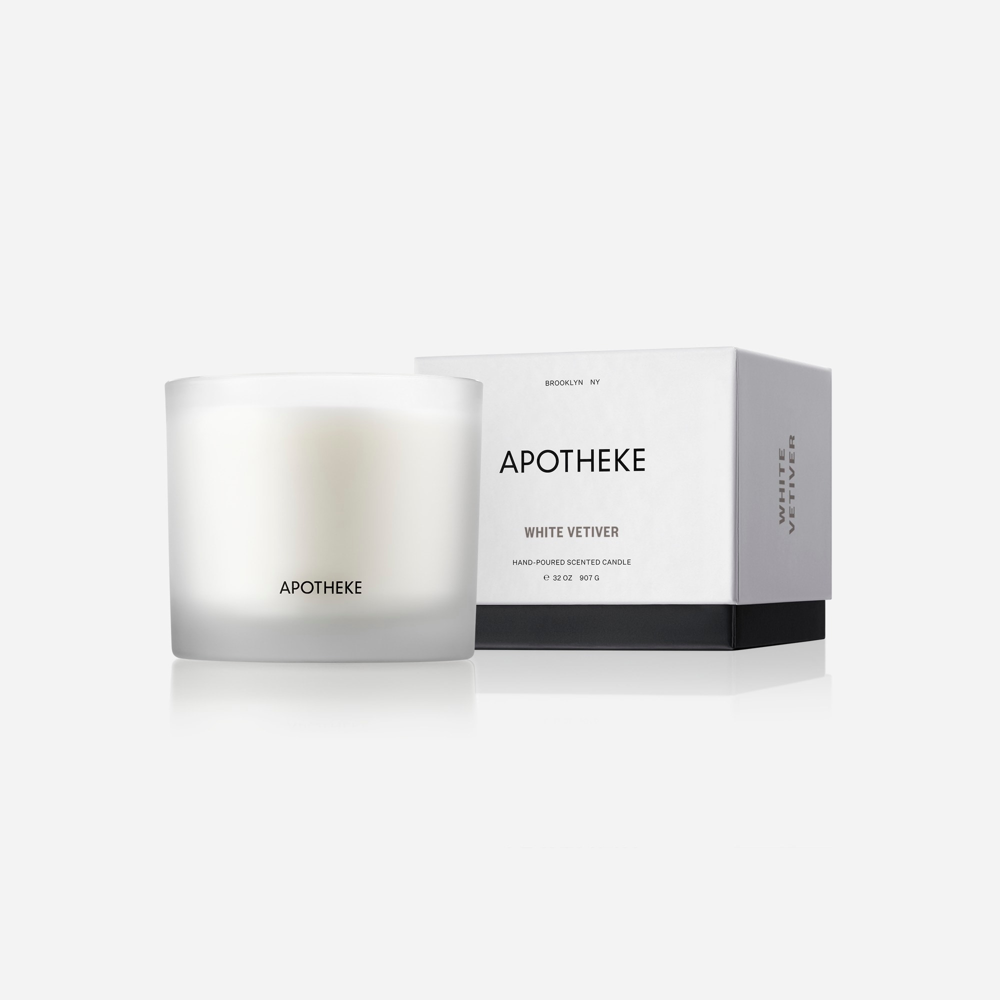 womens APOTHEKE White Vetiver three-wick candle