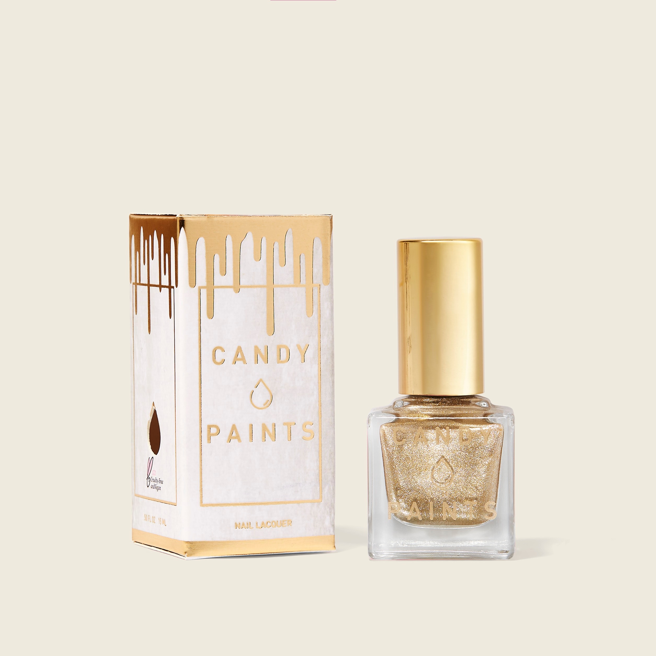 girls CANDY X PAINTS Gold'n Glide nail lacquer