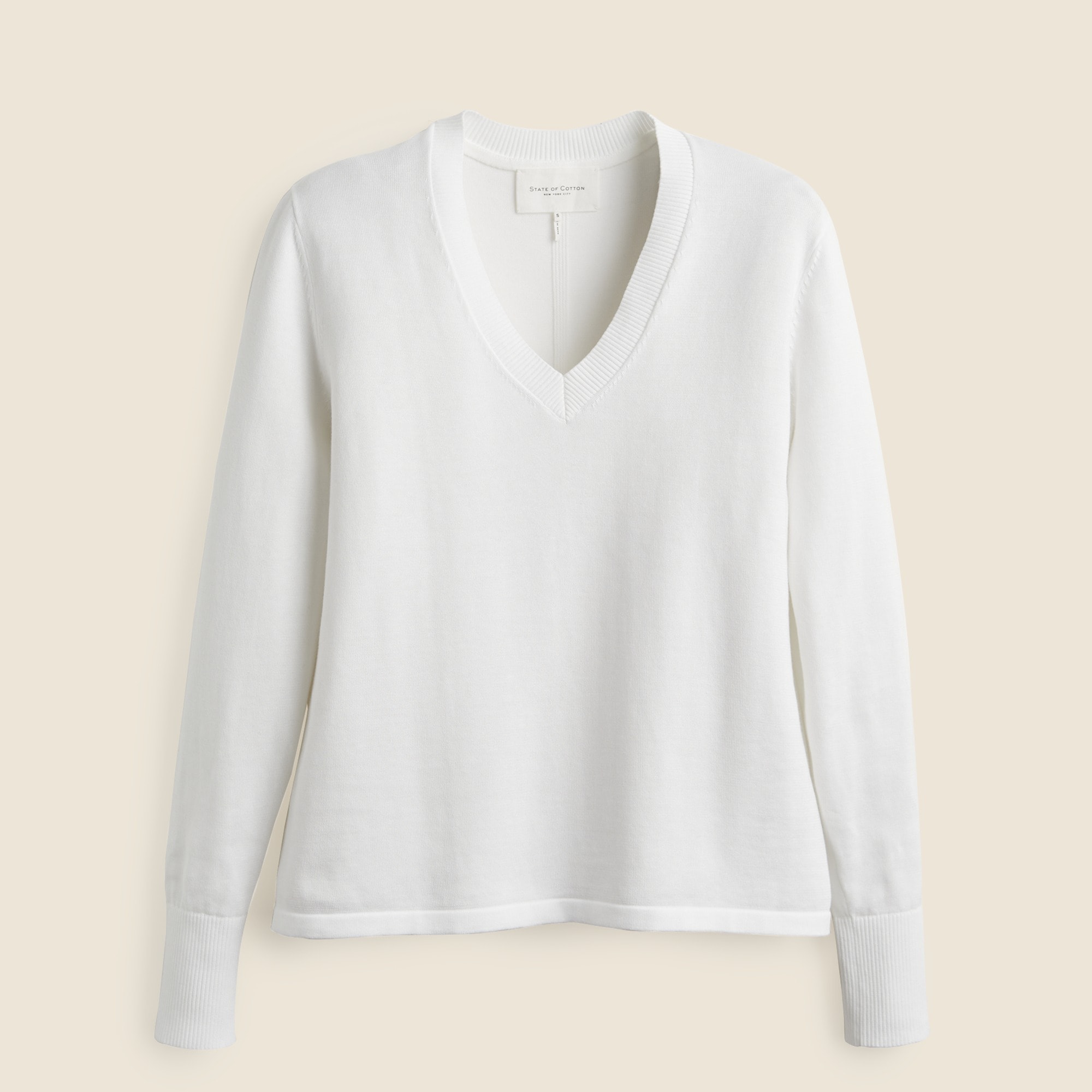 womens State of Cotton NYC Ellie V-neck sweater