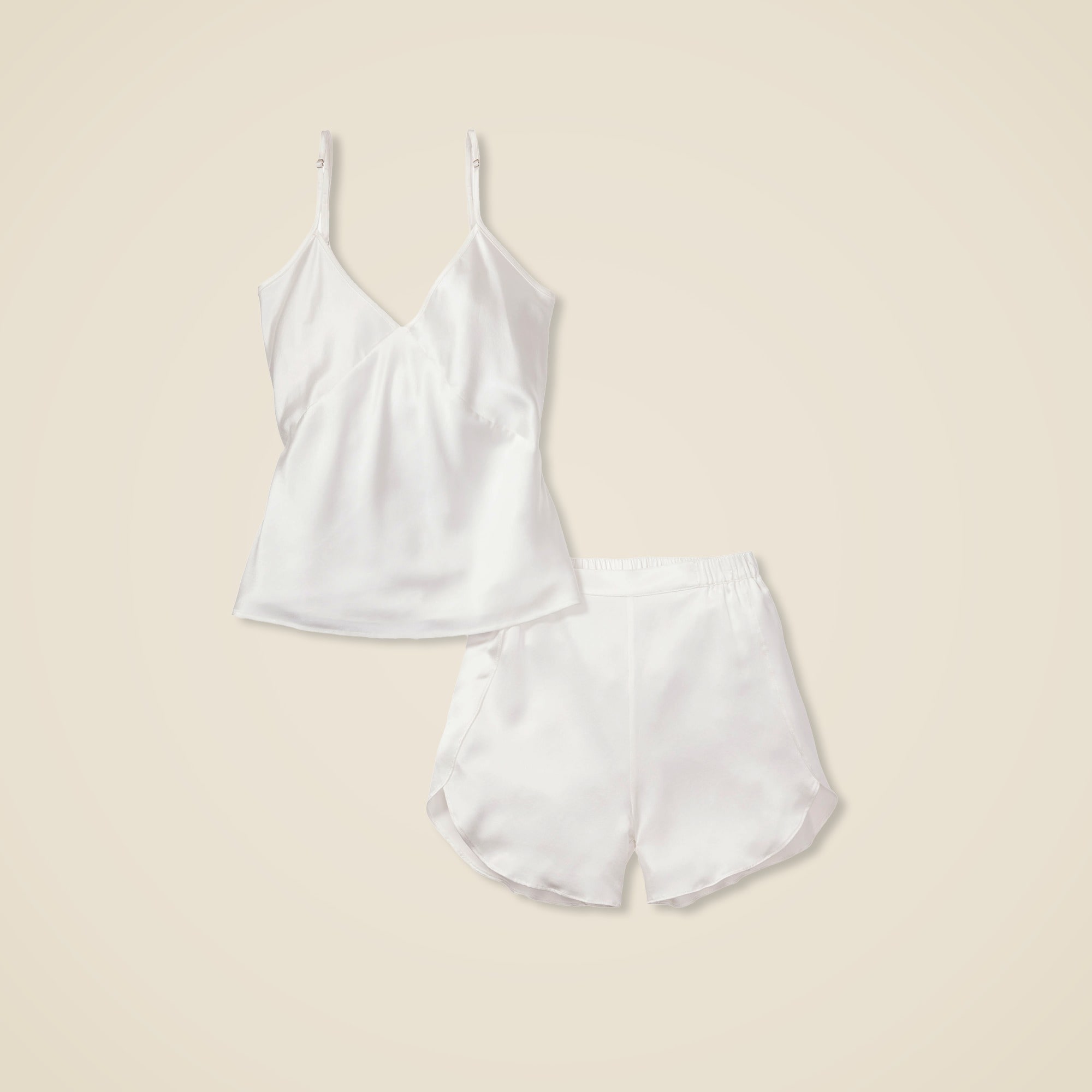 womens Petite Plume&trade; women&apos;s silk short set