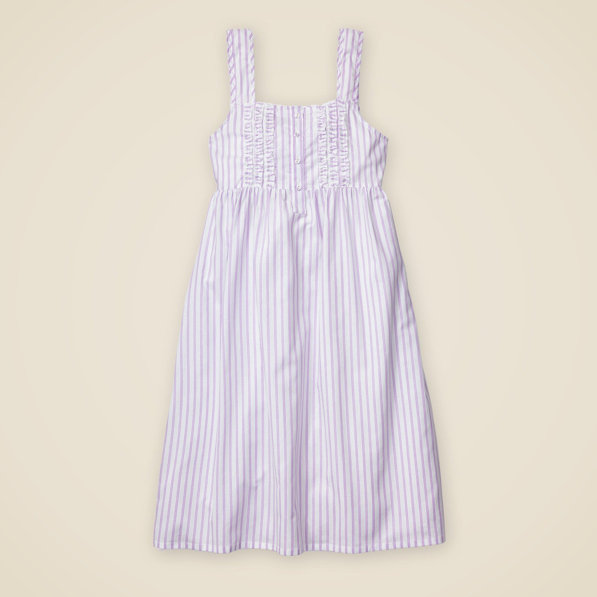 womens Petite Plume&trade; women&apos;s Charlotte nightgown in french ticking