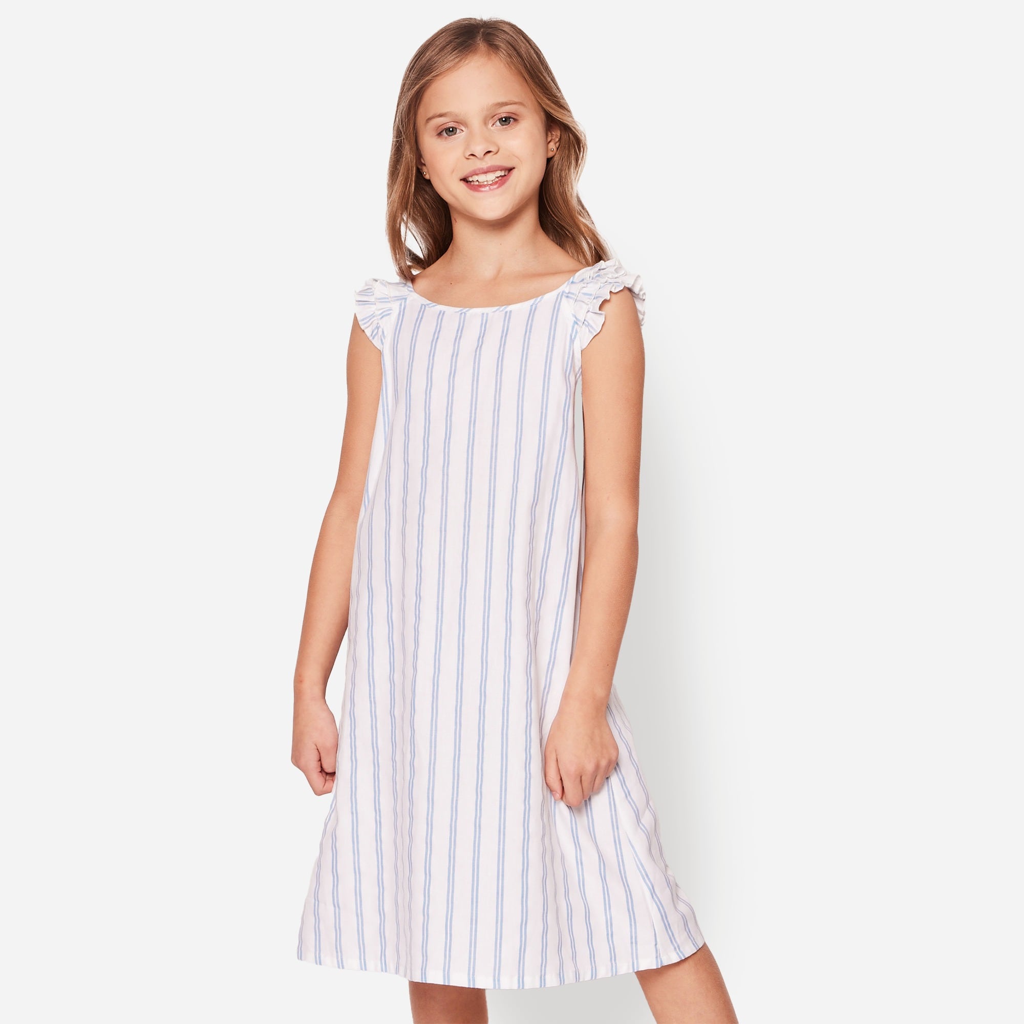 girls Petite Plume&trade; girls' Amelie nightgown in stripe