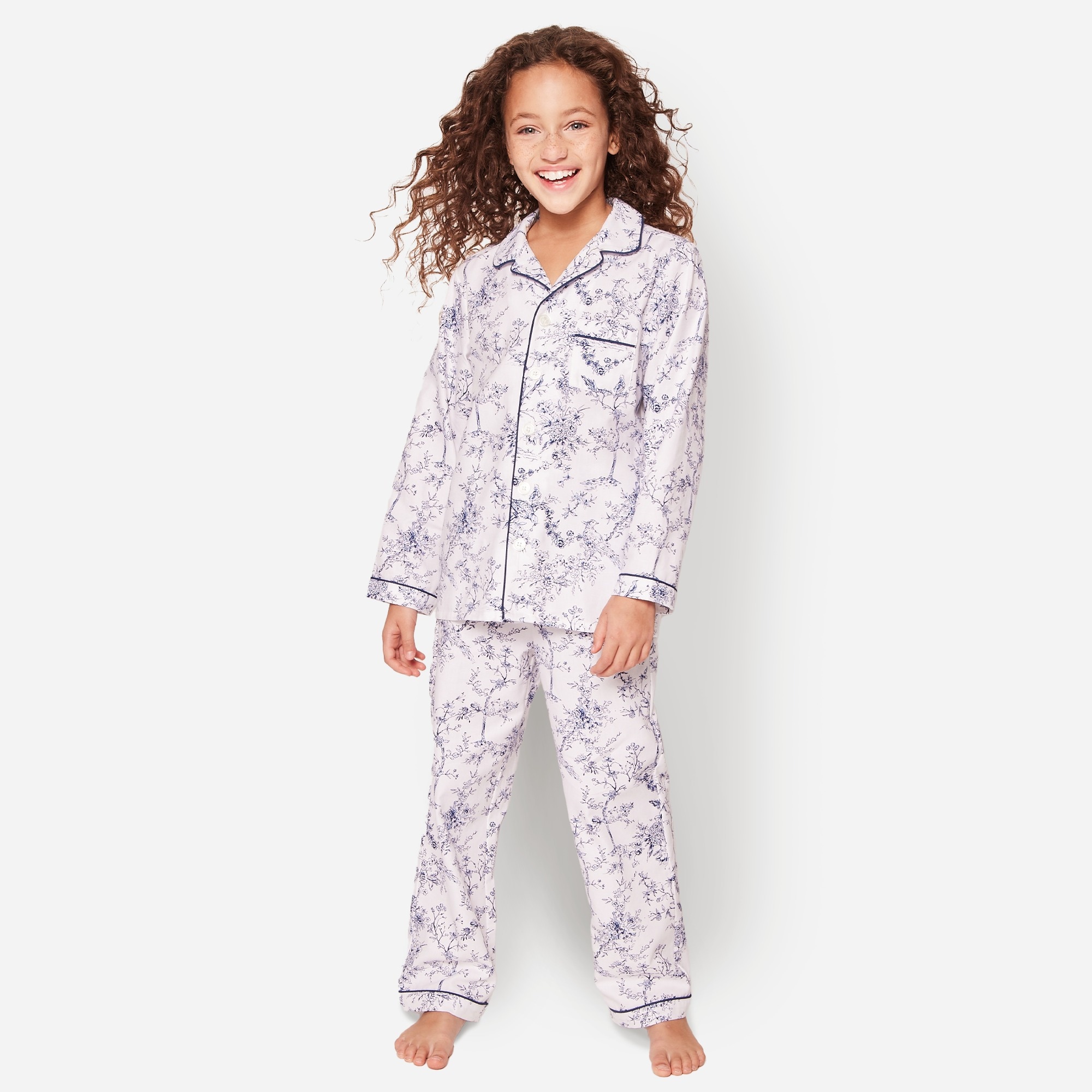 girls Petite Plume&trade; girls' pajama set in stripe