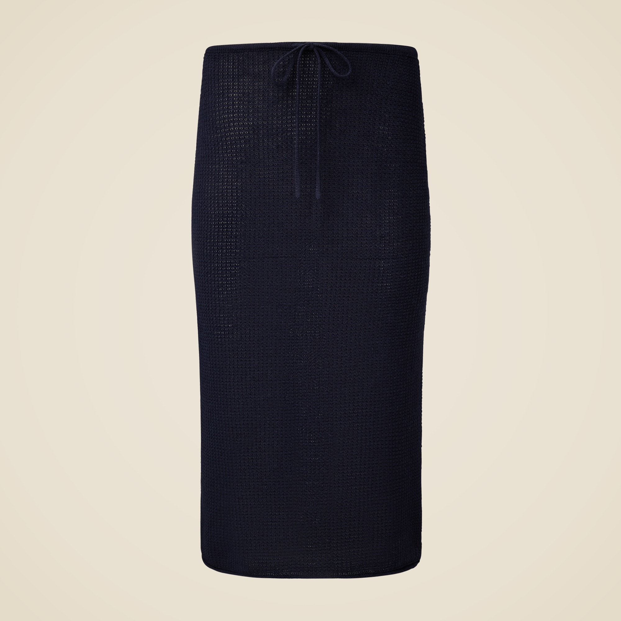 womens Onia linen knit low-rise mini skirt